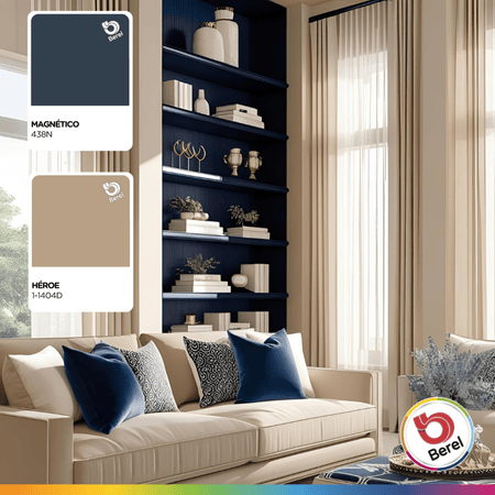 Landing Salas Azul y Beige